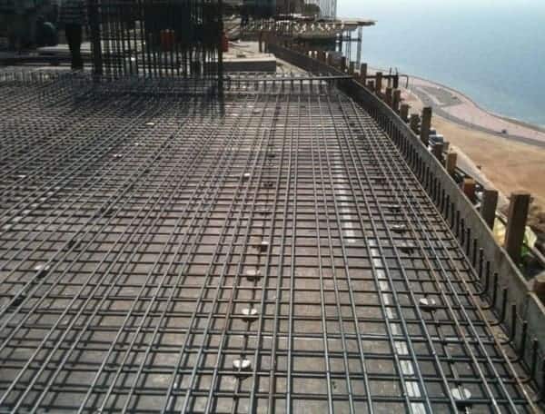 bending schedule for slab